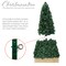 Pet and Kid Friendly EZ-FIT Stackable Flat Hanging Christmas Tree, Pre-Lit Dual Power Lights, 5Ft or 7Ft product 2
